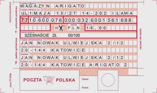 Czas trwania przelewu