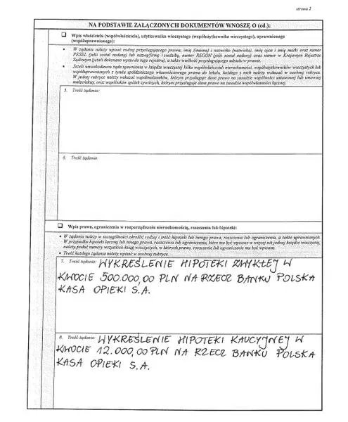 Dokumenty potrzebne do wykreślenia