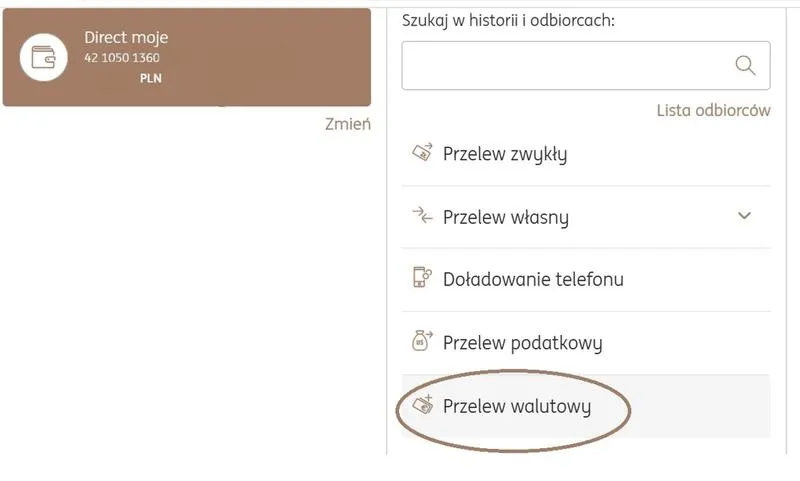 Przelewy zagraniczne