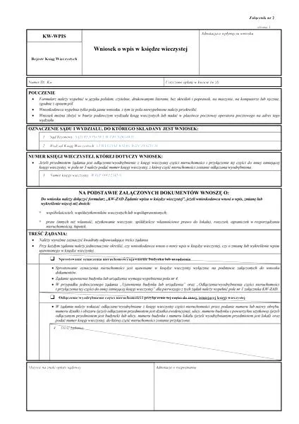 Wniosek o wykreślenie hipoteki