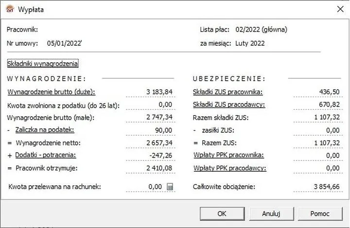 Zaliczki uproszczone PIT